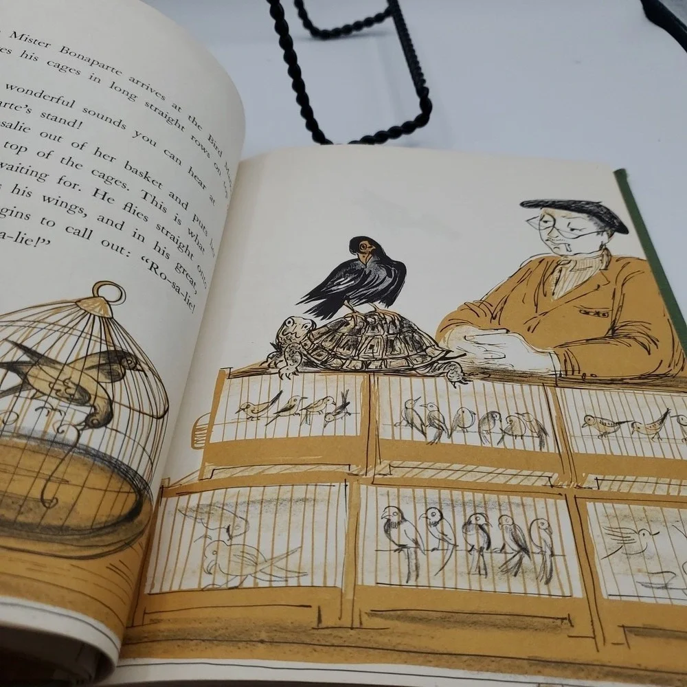 Rosalie the Bird Market‎ Turtle Winifred & Cecil Lubell 1962 Third Printing Ed